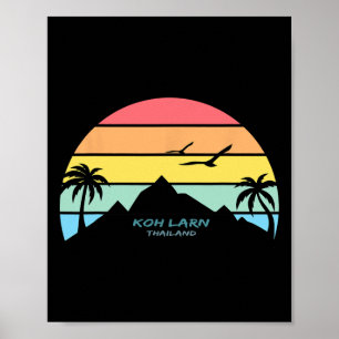 Koh Larn Thailand Phuket Souvenir Pattaya Cadeau N Poster