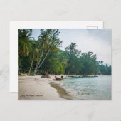 Koh Pha Ngan strand Briefkaart (Voorkant / Achterkant)