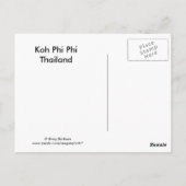 Koh Phi Phi Briefkaart (Achterkant)
