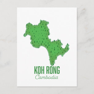 Koh Rong Cambodja Briefkaart