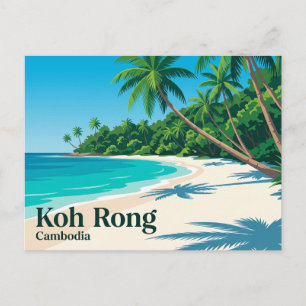 Koh Rong Cambodja Briefkaart