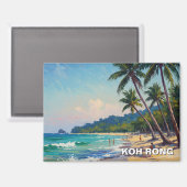 Koh Rong Cambodja Reizen Magneet (Voorkant / Achterkant)