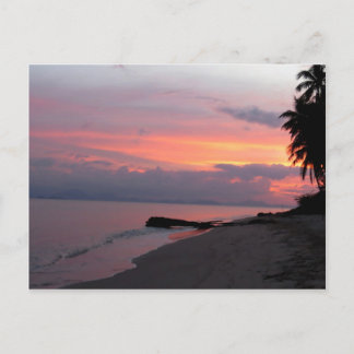 Koh Samui Ocean Sunset in Thailand Briefkaart