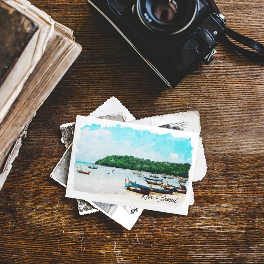 Koh Samui Thailand strandparadijs Briefkaart