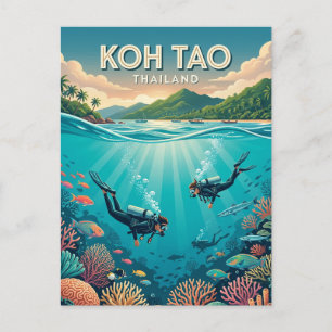 Koh Tao Thailand Briefkaart