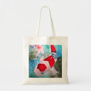 Kohaku Koi 2 Japanse waterverf Tote Bag