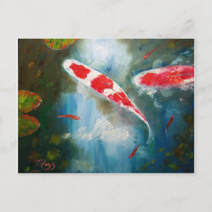 Kohaku Koi Briefkaart