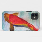 Kohaku Koi Japanse vis waterverf kunst Case-Mate iPhone Case (Achterkant (horizontaal))