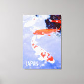 Kohaku koi Japanse visreisposter Japan Canvas Afdruk (Voorkant)