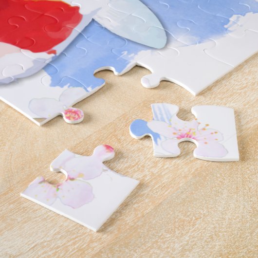 Kohaku Koi Legpuzzel (Zijkant)