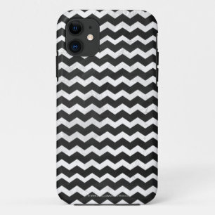 Kohl Black Chevron Pattern iPhone 11 Hoesje