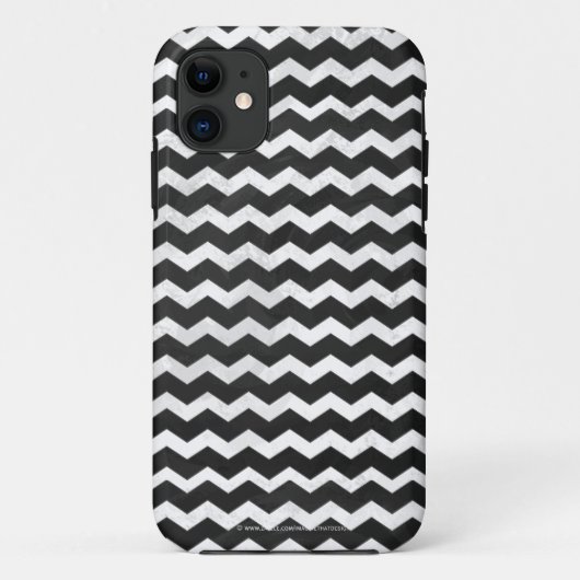 Kohl Black Chevron Pattern Case-Mate iPhone Case (Achterkant)