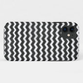 Kohl Black Chevron Pattern Case-Mate iPhone Case (Achterkant (horizontaal))