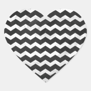 Kohl Black Chevron Pattern Hart Sticker