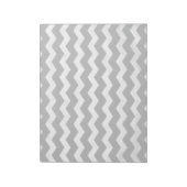 Kohl Black Chevron Pattern Notitieblok (Gedraaid)