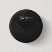 Kohl Black Monogram persoonlijk Ronde Button 3,2 Cm (Voorkant)
