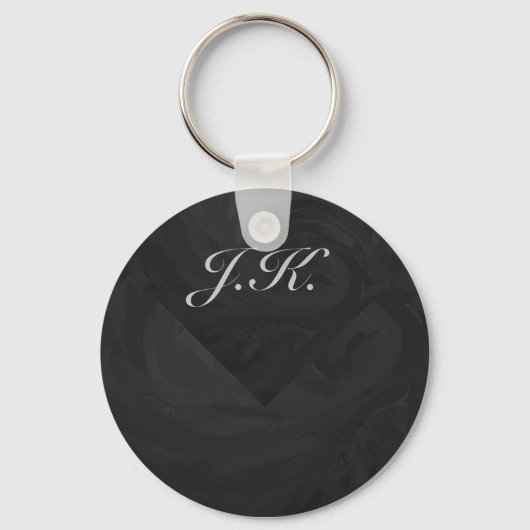 Kohl Black Monogram persoonlijk Sleutelhanger (Voorkant)
