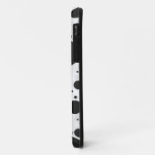 Kohl Black Polka Dot Pattern Case-Mate iPhone Case (Achterkant/links)