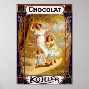  Kohler Chocolat Advertisement Poster