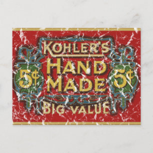 Kohler's Cigars - 1900 - in nood Briefkaart