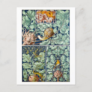 Kohlrabi comme carte postale objet décoratif