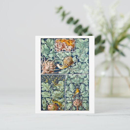 Kohlrabi comme carte postale objet décoratif (Debout devant)