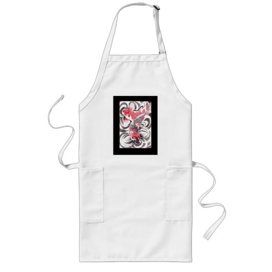 koi02apron lang schort (Voorkant)