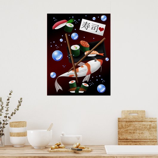 Koi 2 - Poster (Keuken)