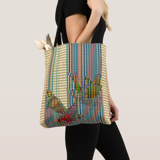 Koi All-Over-Print Canvas tas (Dichtbij)
