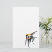 Koi Angelfish Stationery Briefpapier (Staand voorkant)