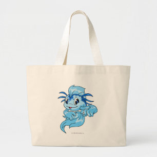 Koi Blue Grote Tote Bag