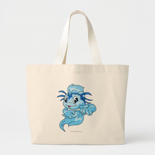 Koi Blue Grote Tote Bag (Voorkant)