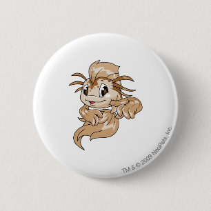 Koi Brown Ronde Button 5,7 Cm