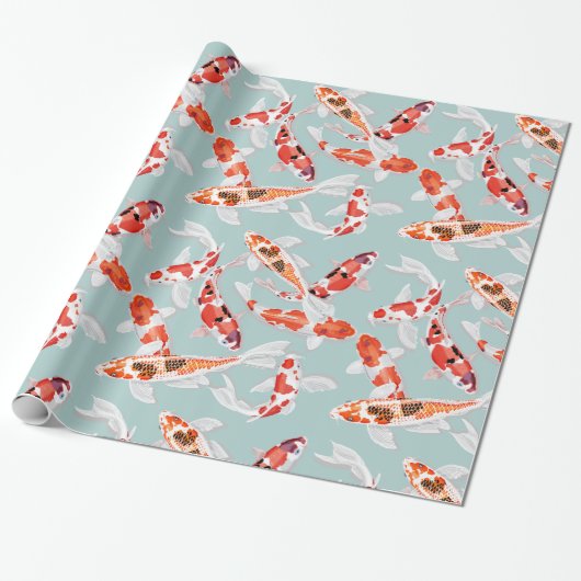 Koi Cadeaupapier (Uitgerold)