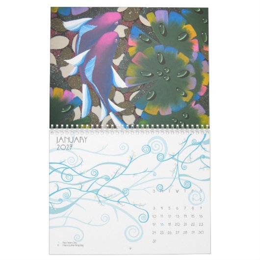 koi calender kalender (Jan 2027)