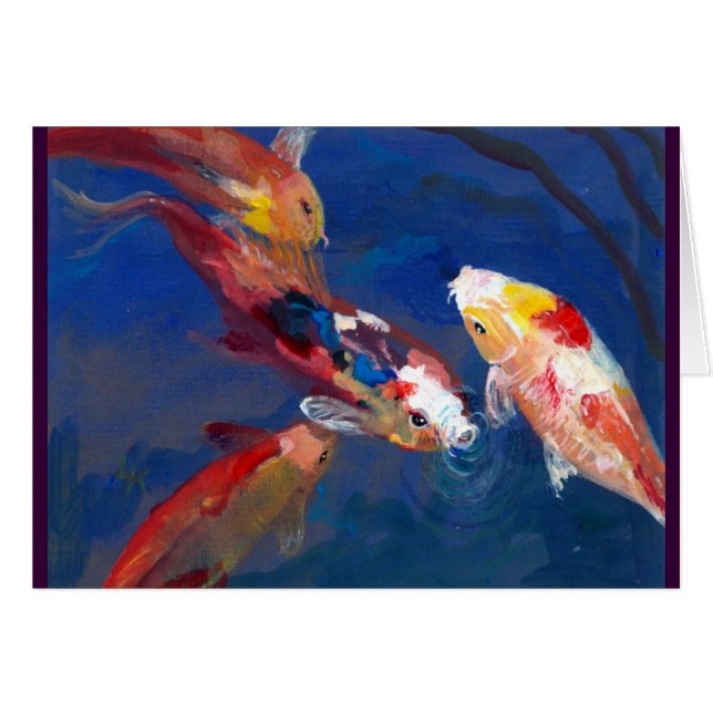 Koi Card (Voorkant Horizontaal)