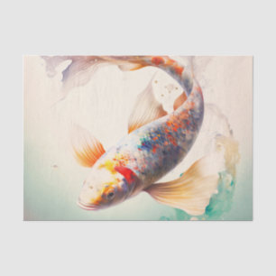 KOI CARP decoratieve vis decoupage papier