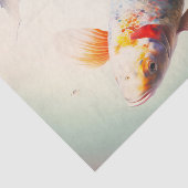KOI CARP decoratieve vis decoupage papier (Detail)