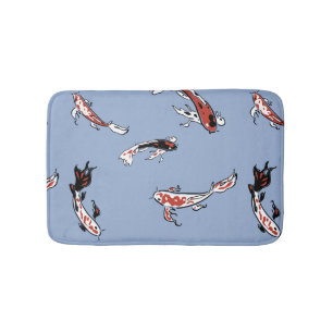 Koi Carp Fish Pattern Badmat