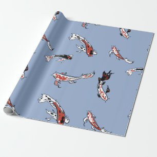 Koi Carp Fish Pattern Cadeaupapier