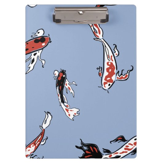 Koi Carp Fish Pattern Klembord (Voorkant)