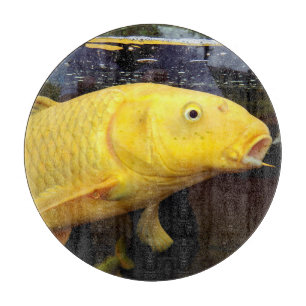Koi Carp Glass Choping Board Snijplank