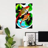 Koi Carp - Grande impression (Bureau à domicile)