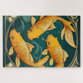 Koi Carp Imprimer 1014 pièce Jigsaw Puzzle (Horizontal)