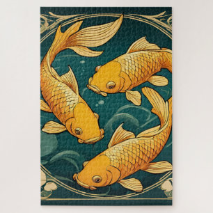 Koi Carp Imprimer 1014 pièce Jigsaw Puzzle