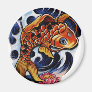 koi carp lilly magneet