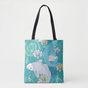 Koi Carp Sacs fourre-tout Motifs sans couture