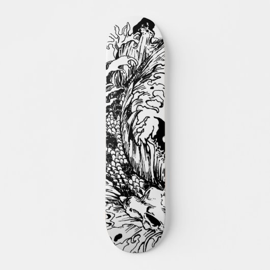 Koi Carpa Skateboard (Voorkant)
