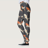 Koi Carps-patroon Leggings (Links)