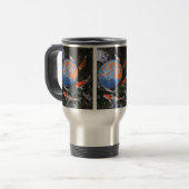 Koi Circling Travel Mug Reisbeker (Voorkant links)